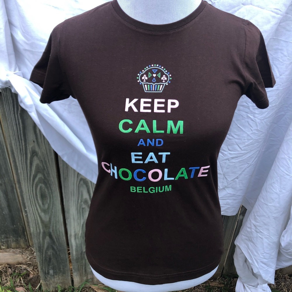 Keep Calm Dark Chocolate Belgium Tourist